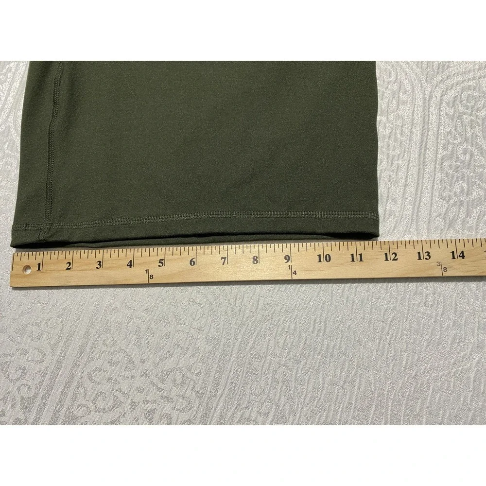 Eddie Bauer Lounge Mens Medium Olive Green Performance Shorts Drawstring Stretch